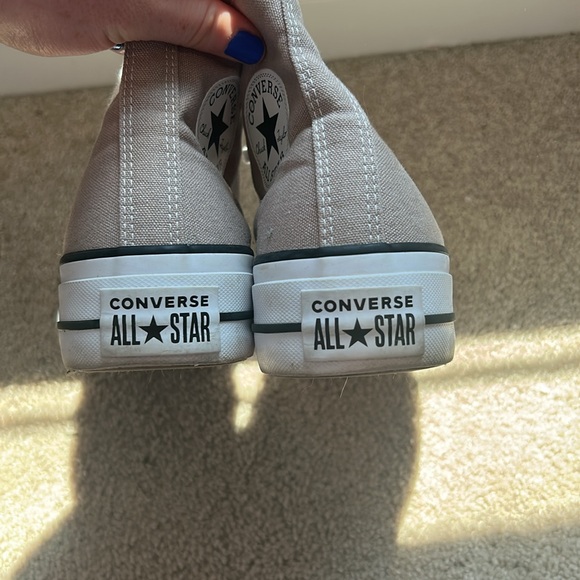 Converse All Star brown/tan High-Tops PLATFORM - Picture 5 of 6